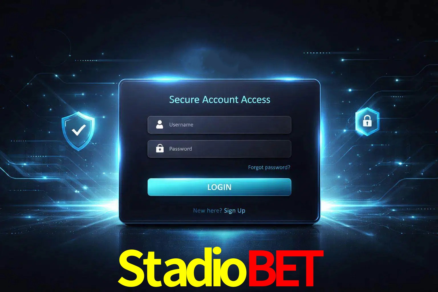 Pantalla de inicio de sesión de cuenta Stadiobet para usuarios en México